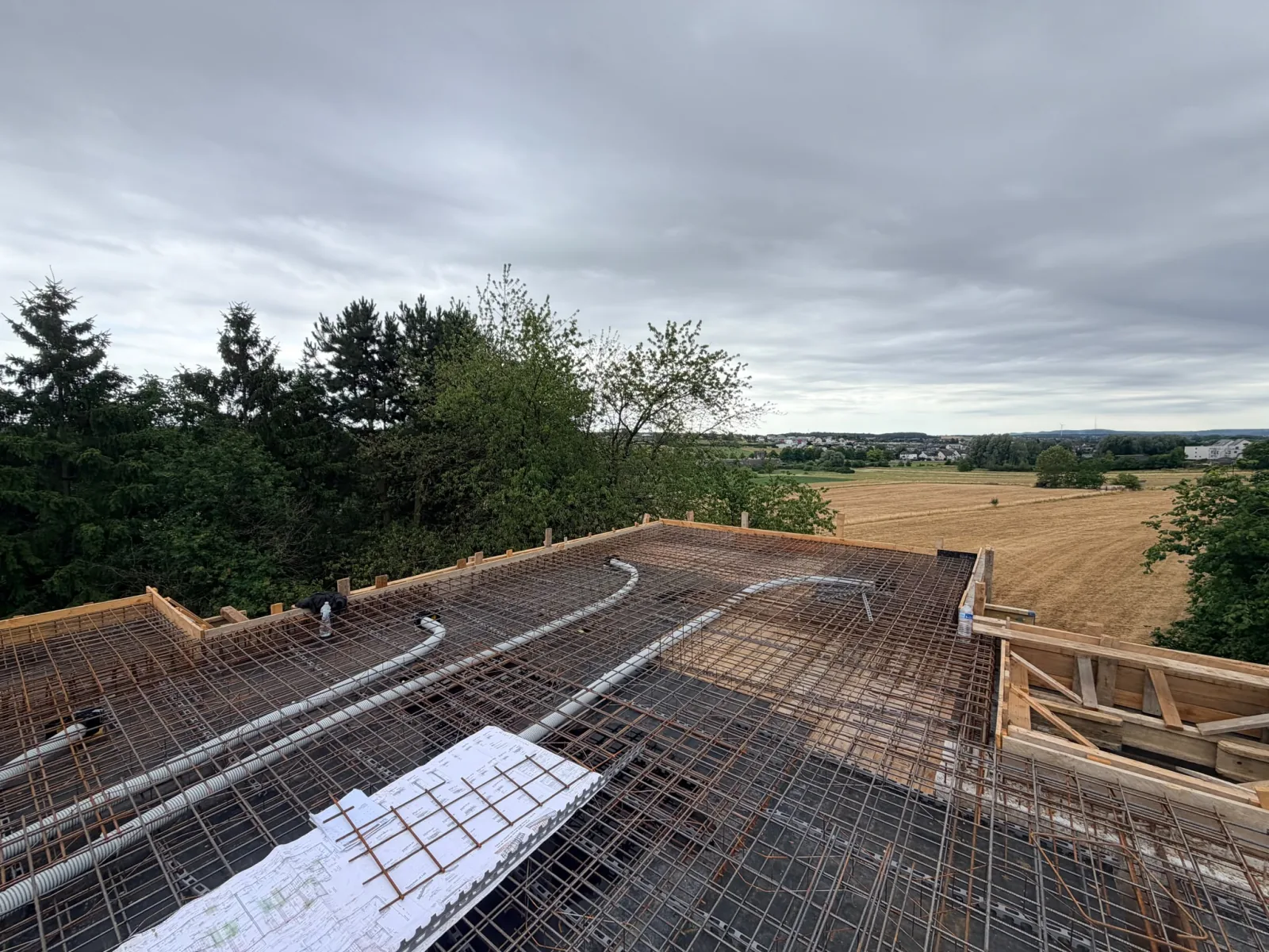 Avancement actuel du projet de construction 3