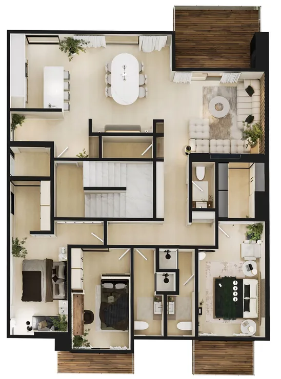 Floor plan Apartment 2a